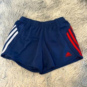 Adidas Girls Stripe Mesh Shorts